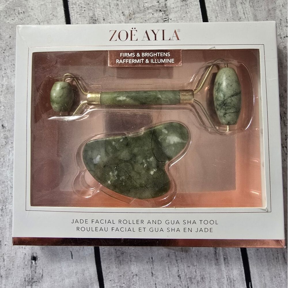 Zoe Ayla Facial Roller - jade